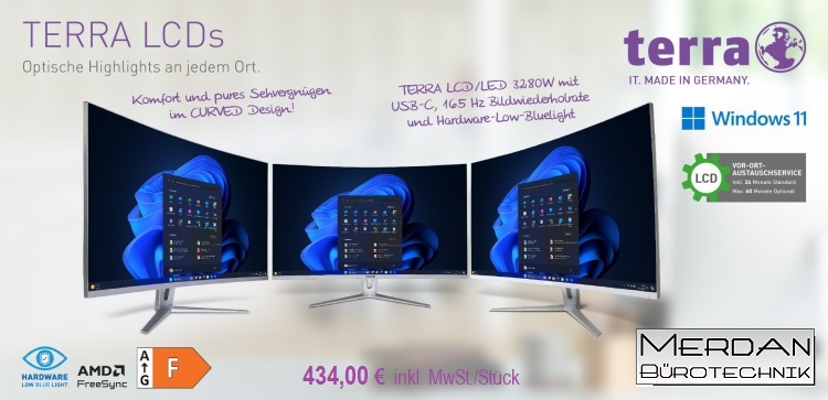 Terra Curved Monitor