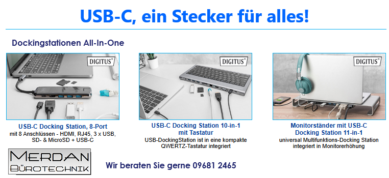 USB C, ein Stecker für alles